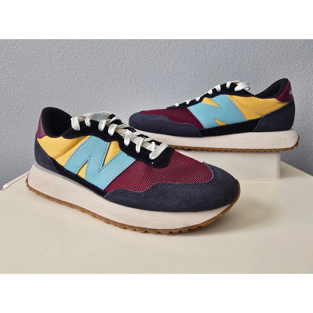 New Balance 237 Sneakers Men 9.5 Colorblock Retro Running Shoes Streetwear